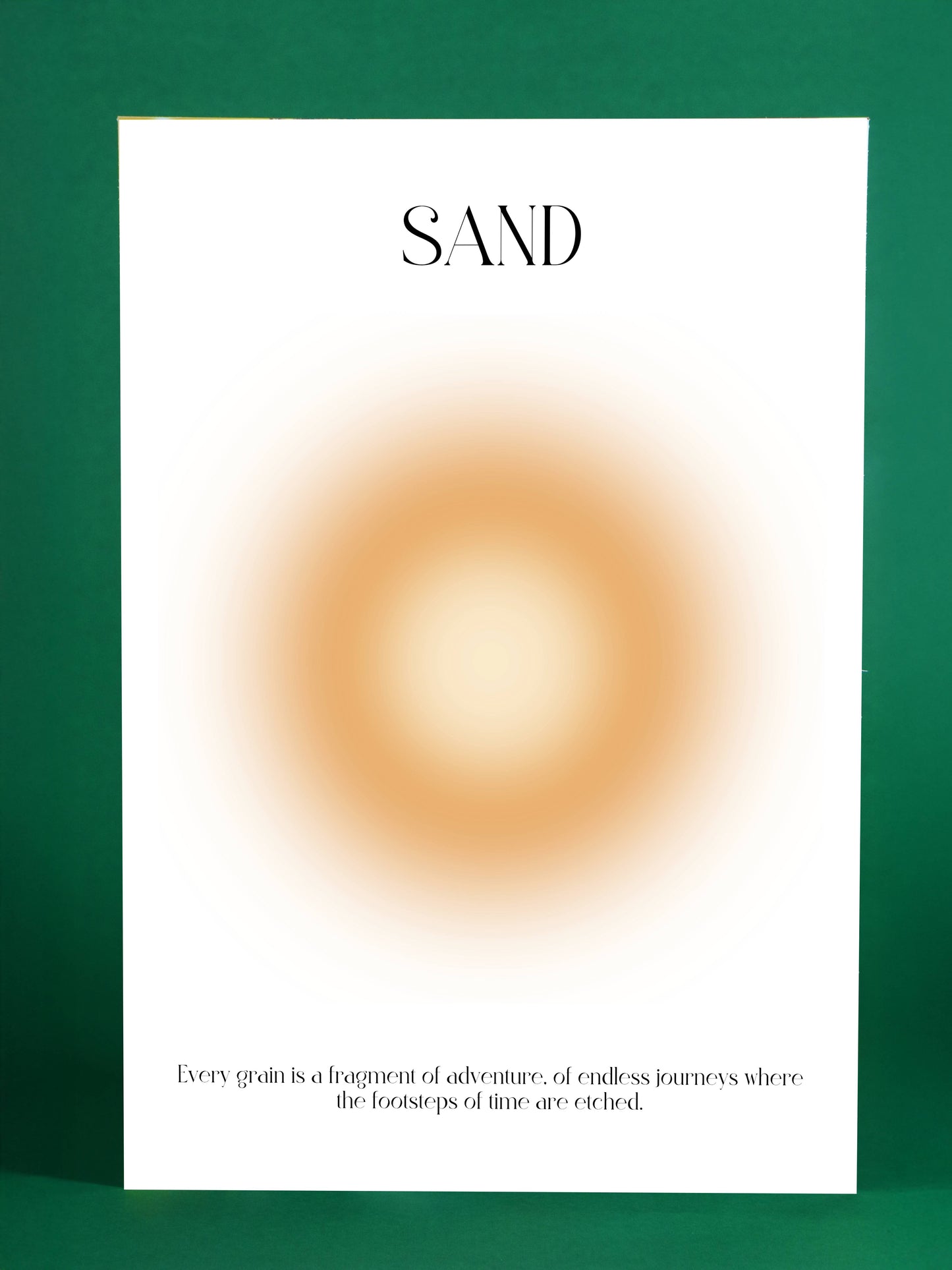 Sand Adventure Art Poster – Minimalist Beach