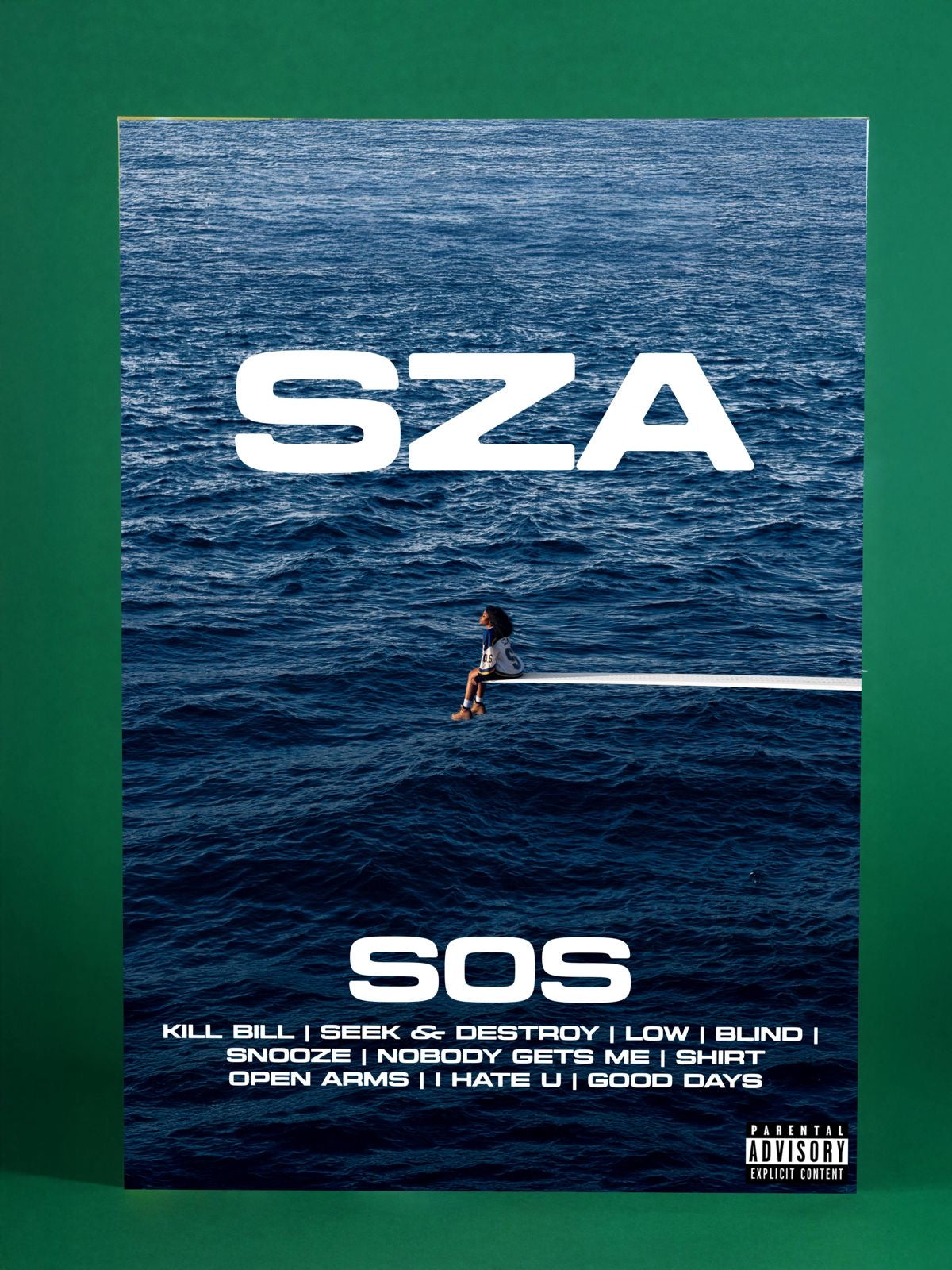 SZA – SOS Ocean Waves Poster
