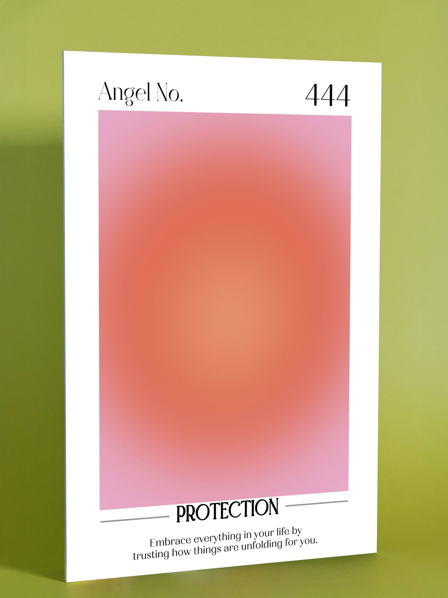 Angel Number 444 – Protection Art Poster