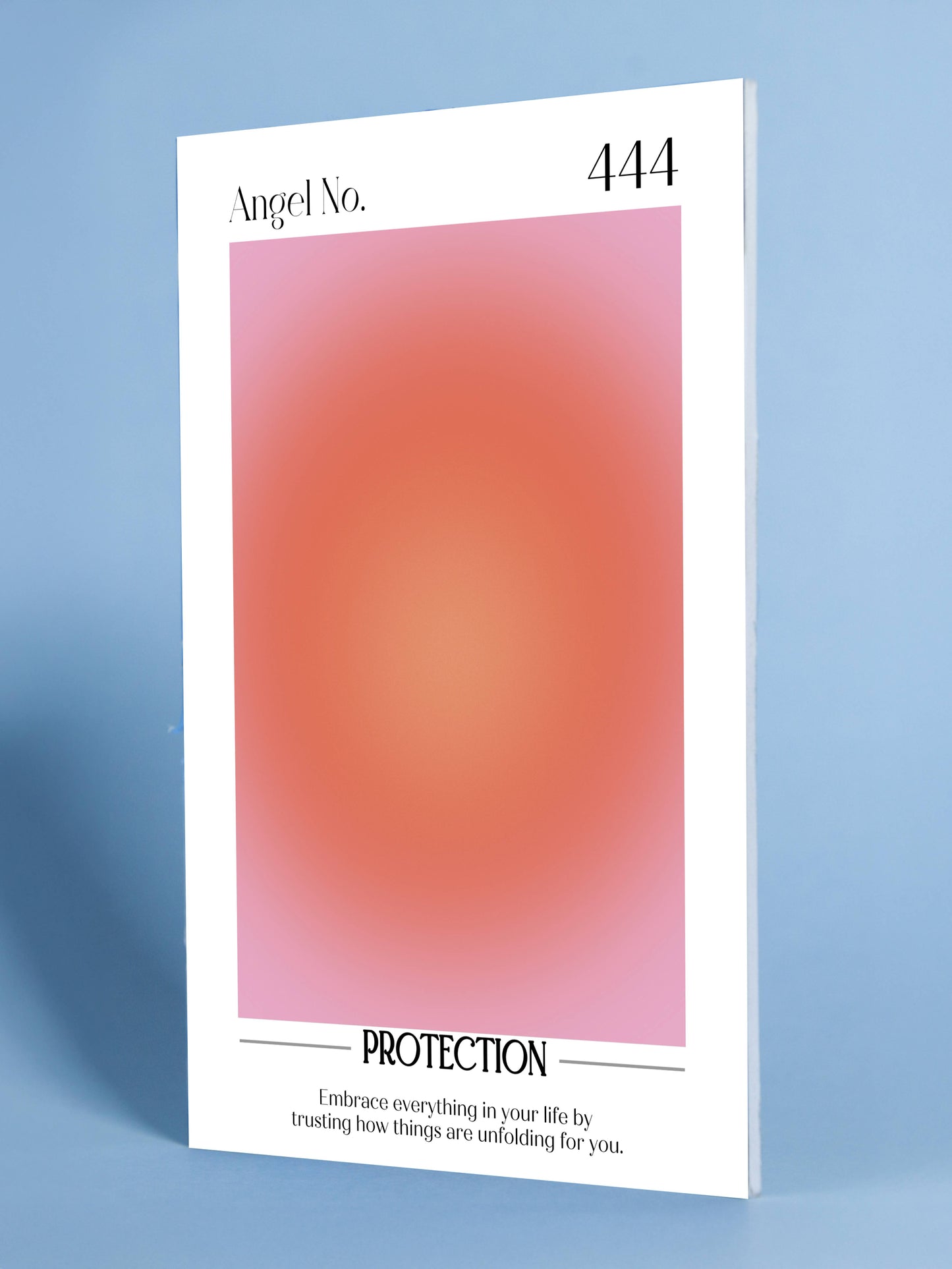 Angel Number 444 – Protection Art Poster