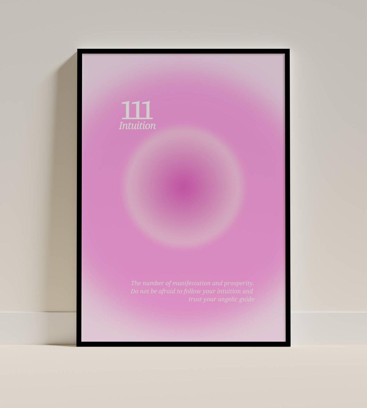 Angel Number 111 – Intuition Inspiration Print