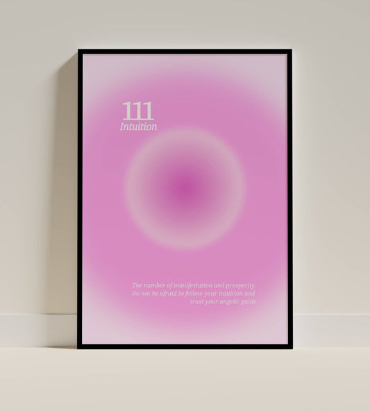 Angel Number 111 – Intuition Inspiration Print