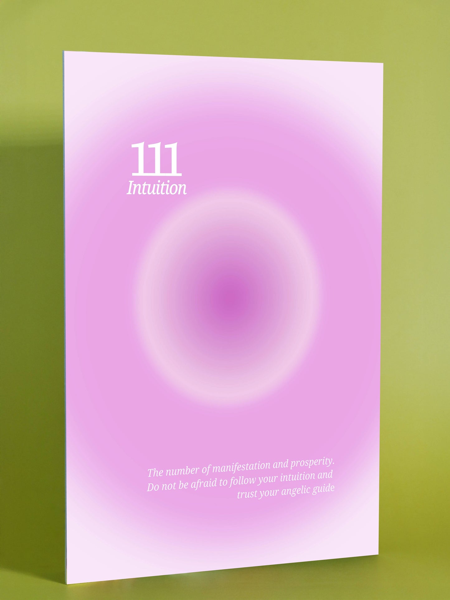 Angel Number 111 – Intuition Inspiration Print