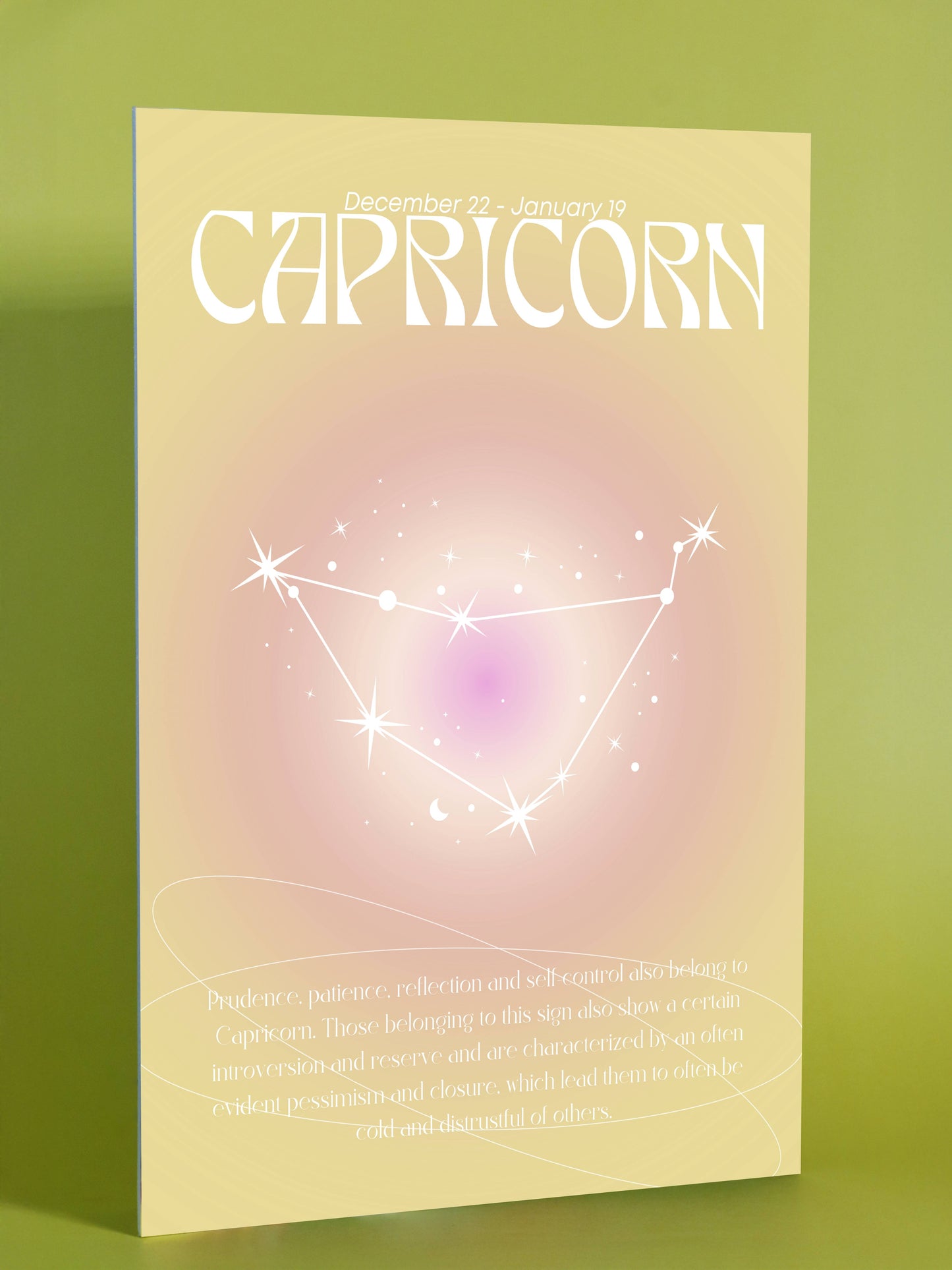 Capricorn Zodiac Sign Art