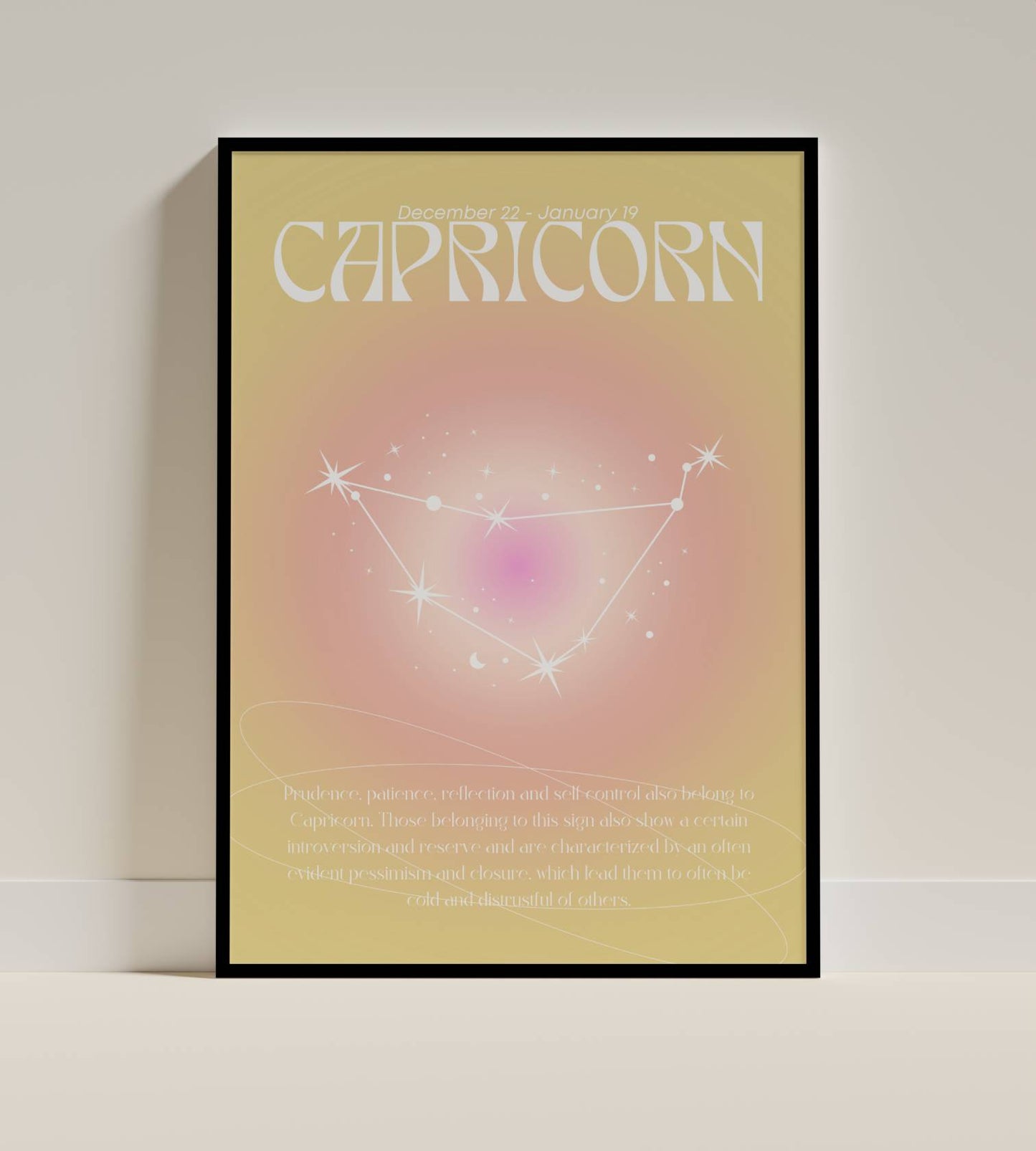 Capricorn Zodiac Sign Art