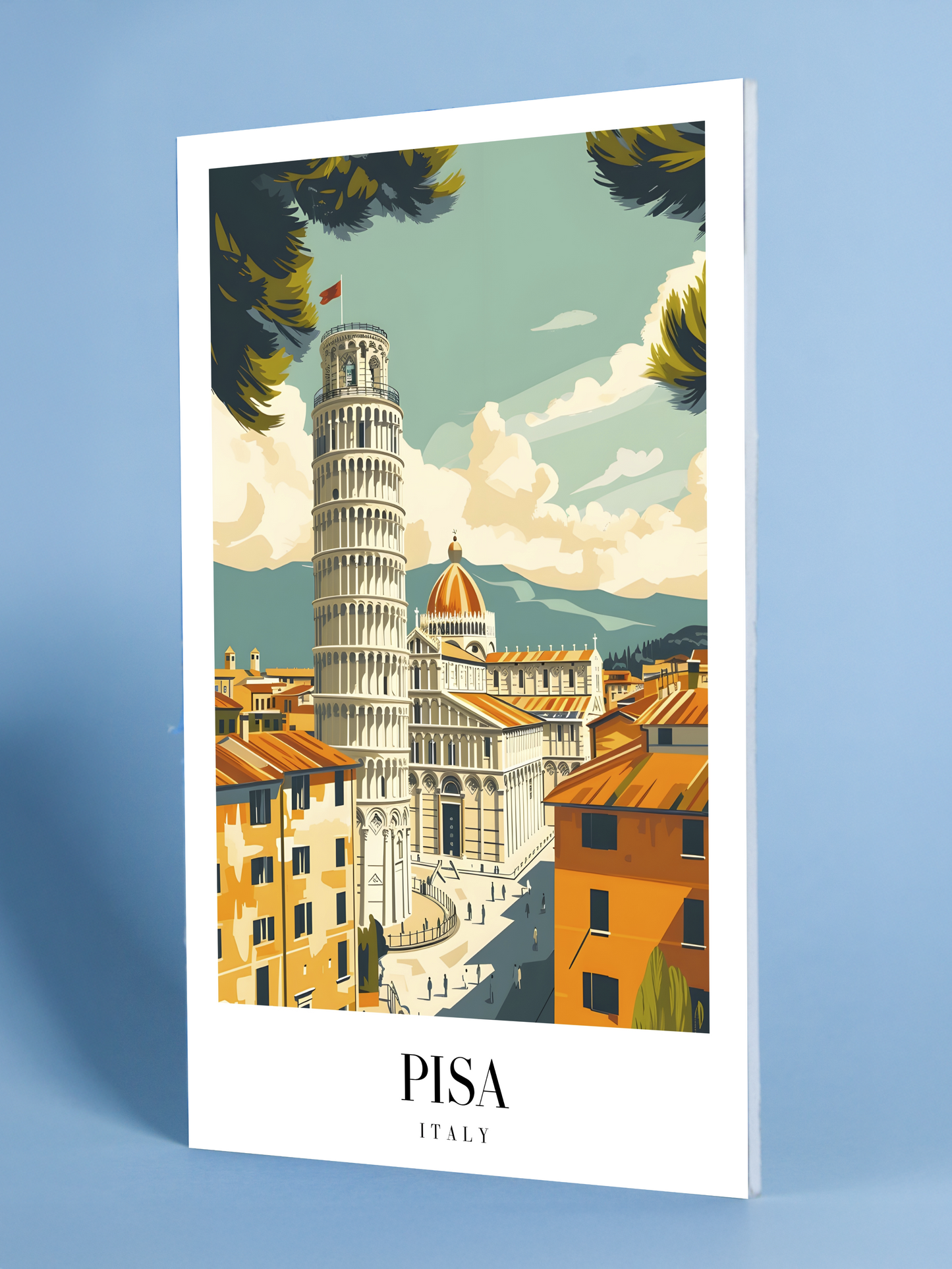 Pisa Italy Leaning Tower Art Print