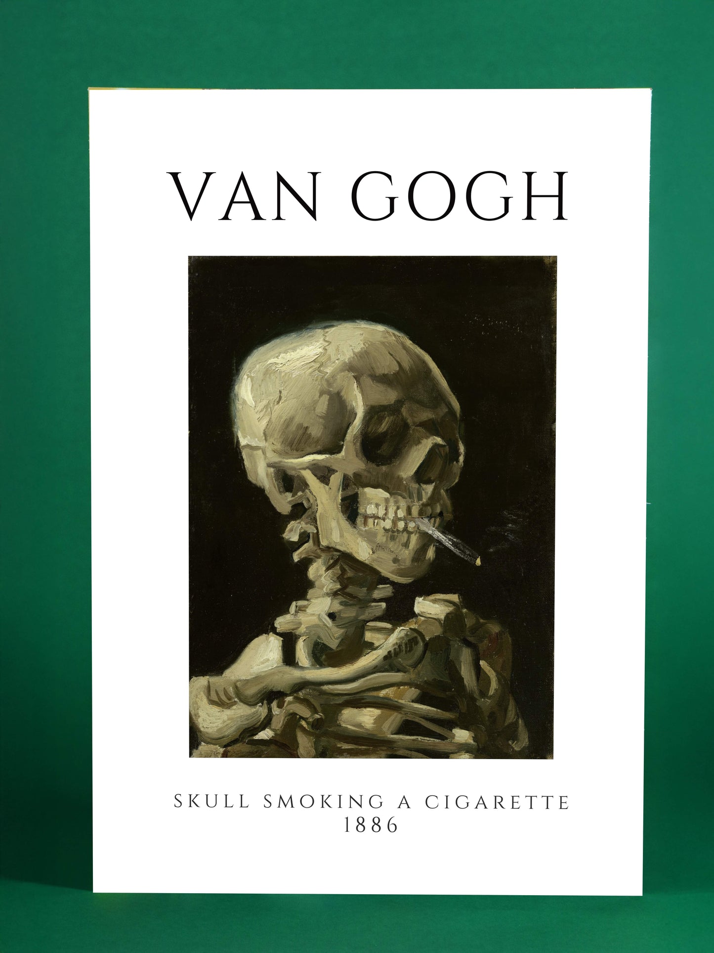 Vincent van Gogh “Skull Smoking a Cigarette”