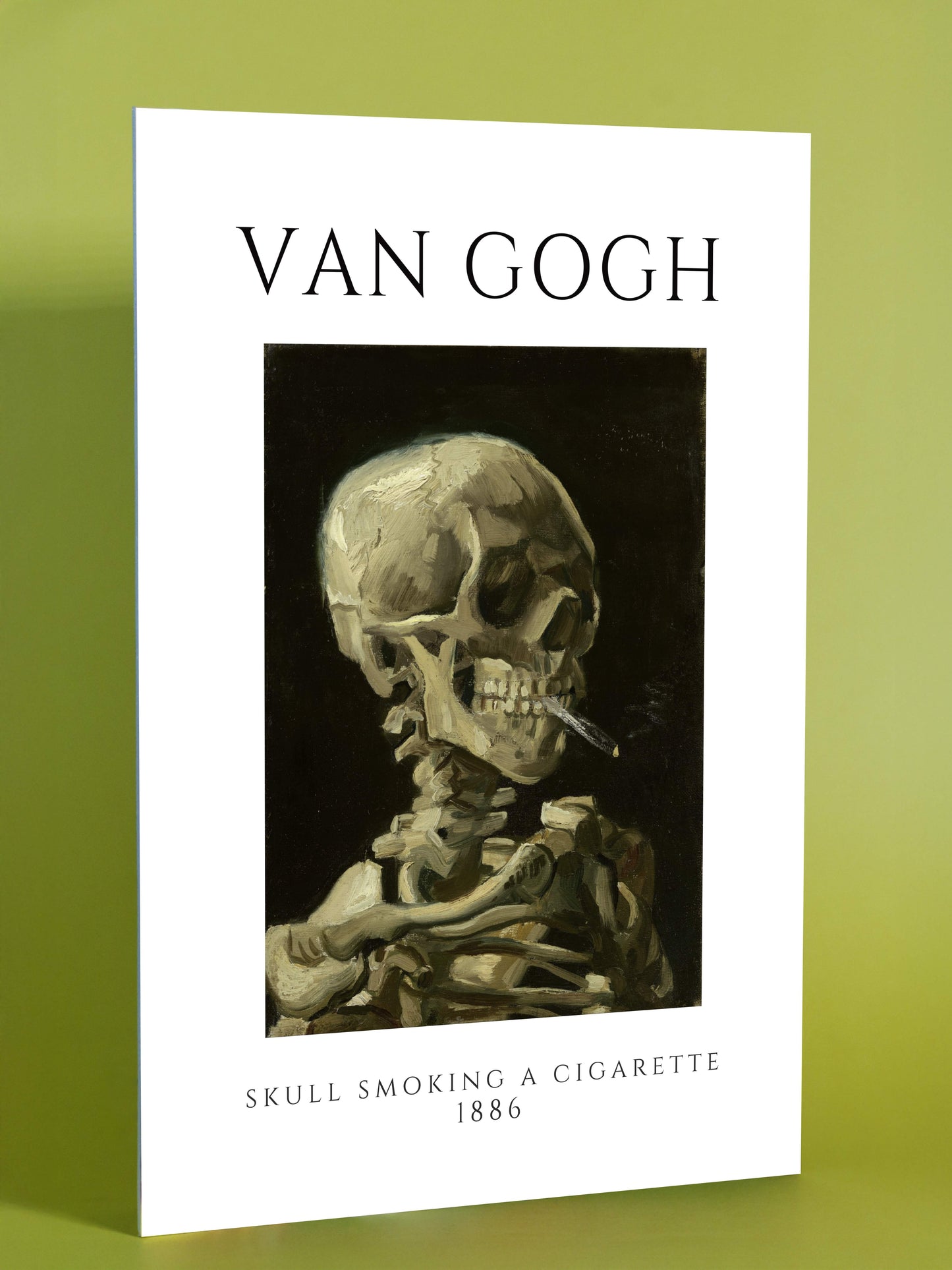 Vincent van Gogh “Skull Smoking a Cigarette”