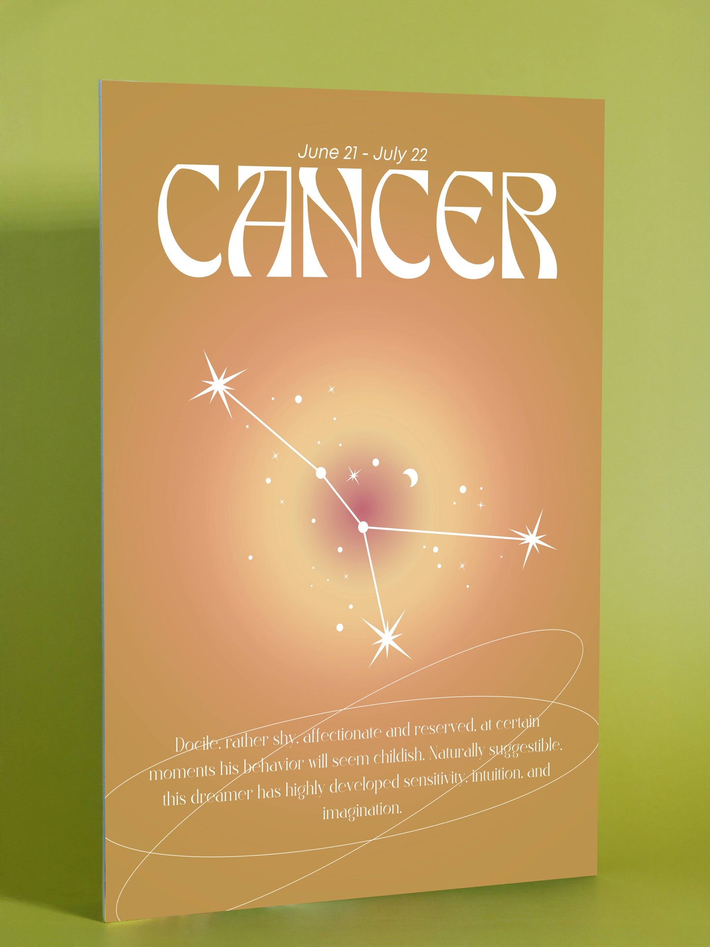 Cancer Zodiac Sign Art Print – Dreamy Astrology