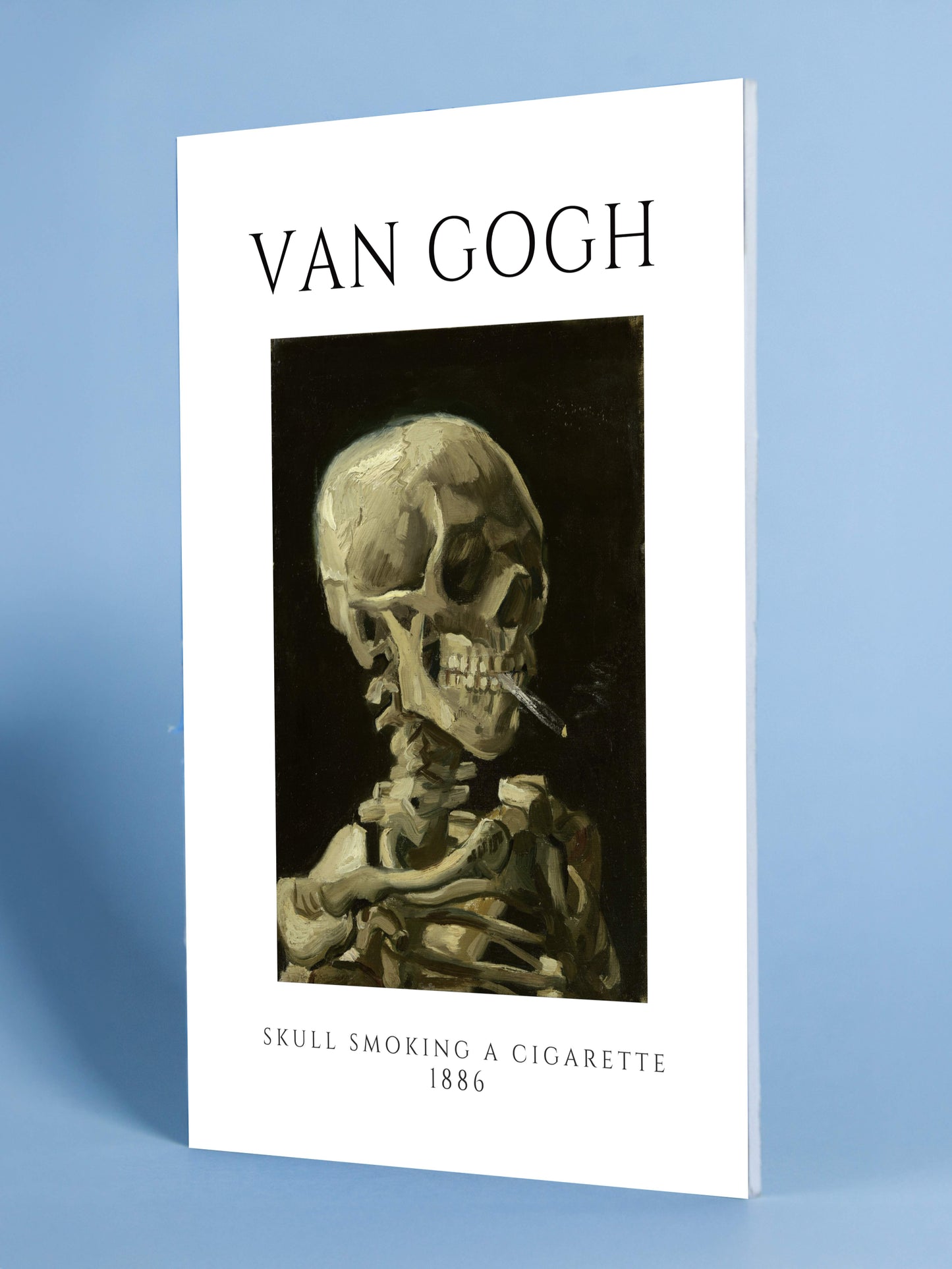 Vincent van Gogh “Skull Smoking a Cigarette”