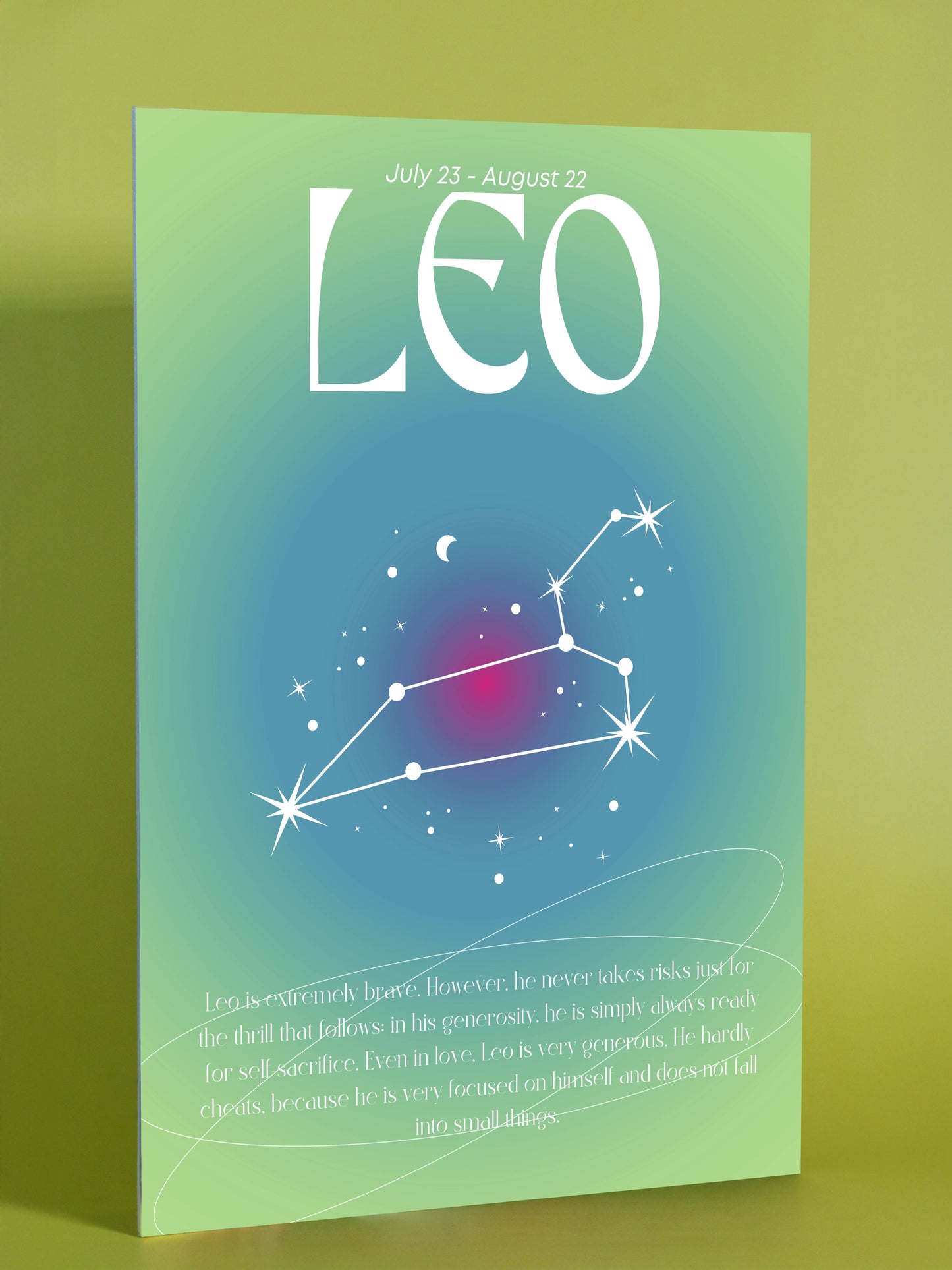 Leo Zodiac Sign Art