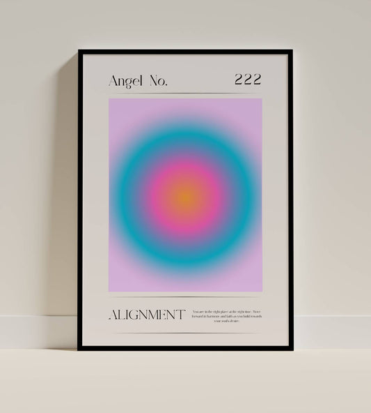 Angel Number 222 Alignment Poster