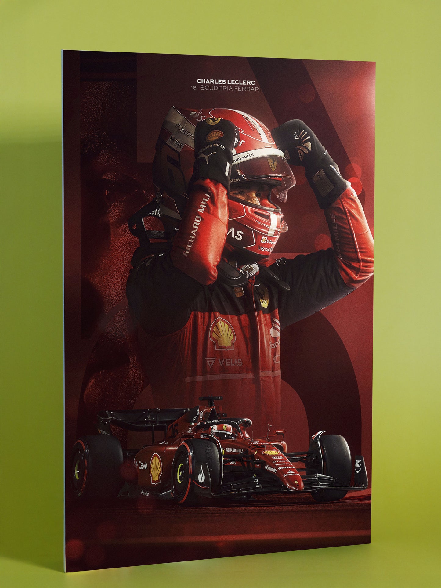 Charles Leclerc Scuderia Ferrari Poster