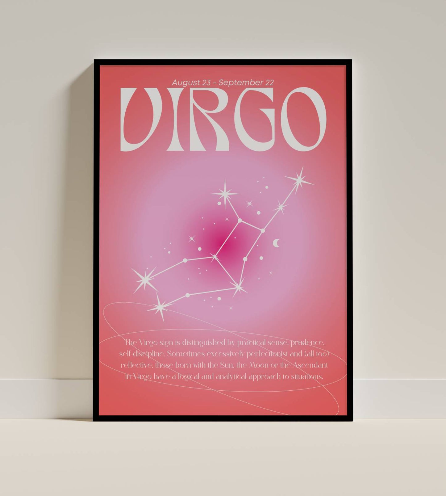 Virgo Zodiac Sign Art