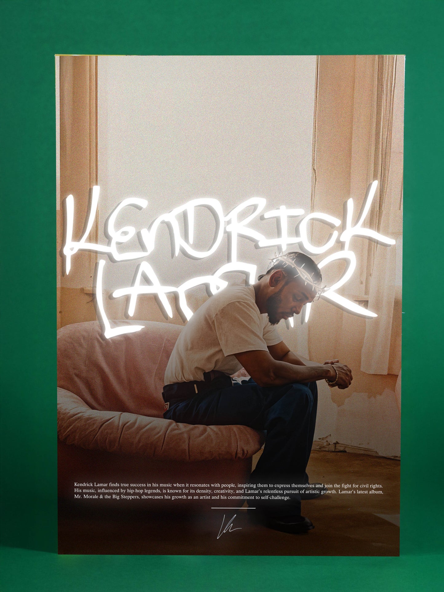 Kendrick Lamar – Minimalist Inspiration Poster