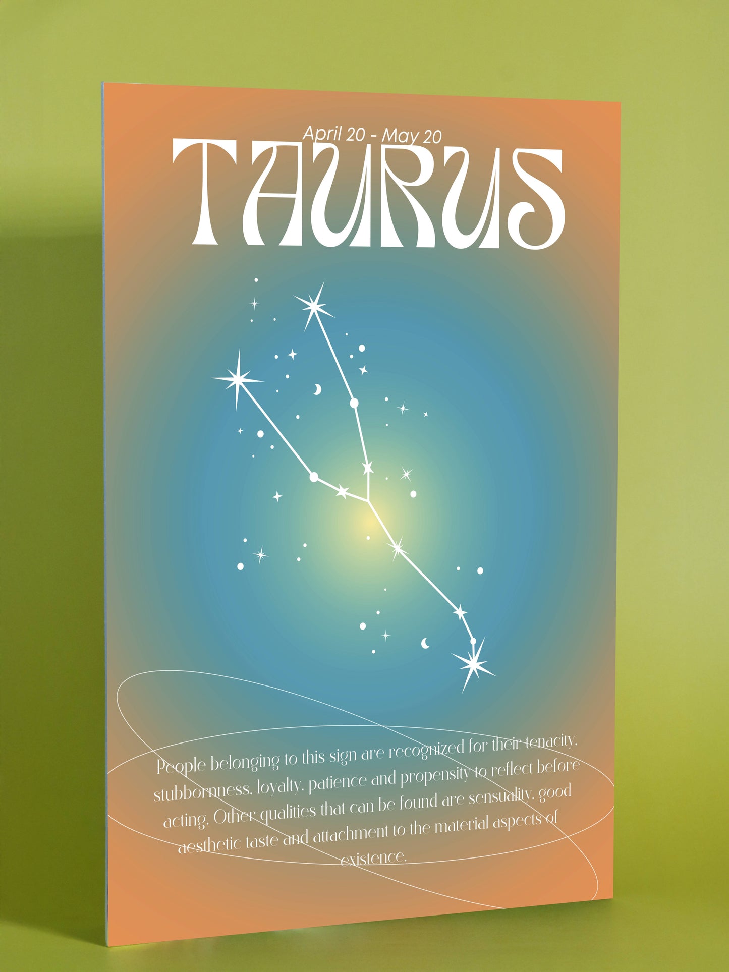Taurus Zodiac Sign Wall Art