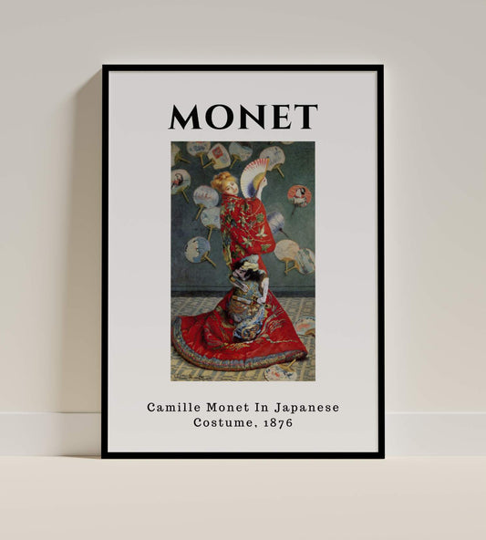 Monet - Camille Monet in Japanese Costume, 1876
