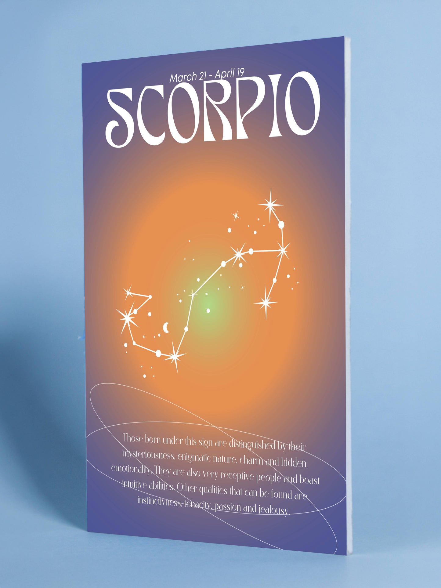Scorpio Zodiac Sign Art Print – Mystic Astrology