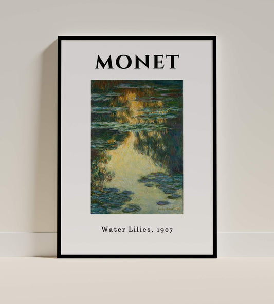 Monet “Water Lilies, 1907” Impressionist