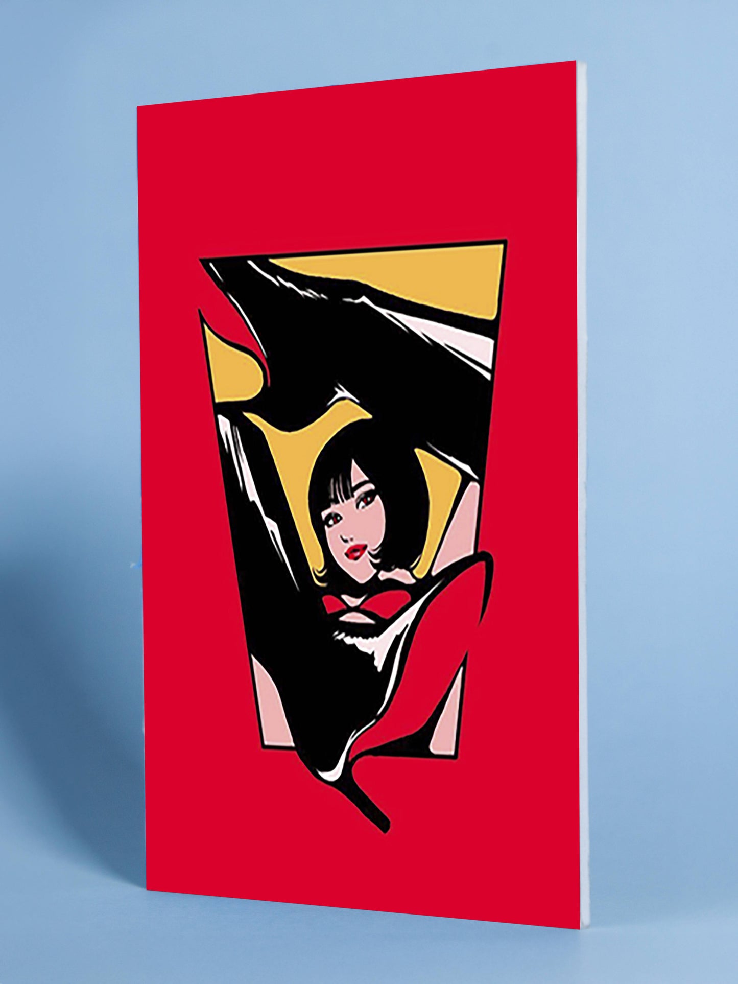 Abstract Pop Art Woman With Heels