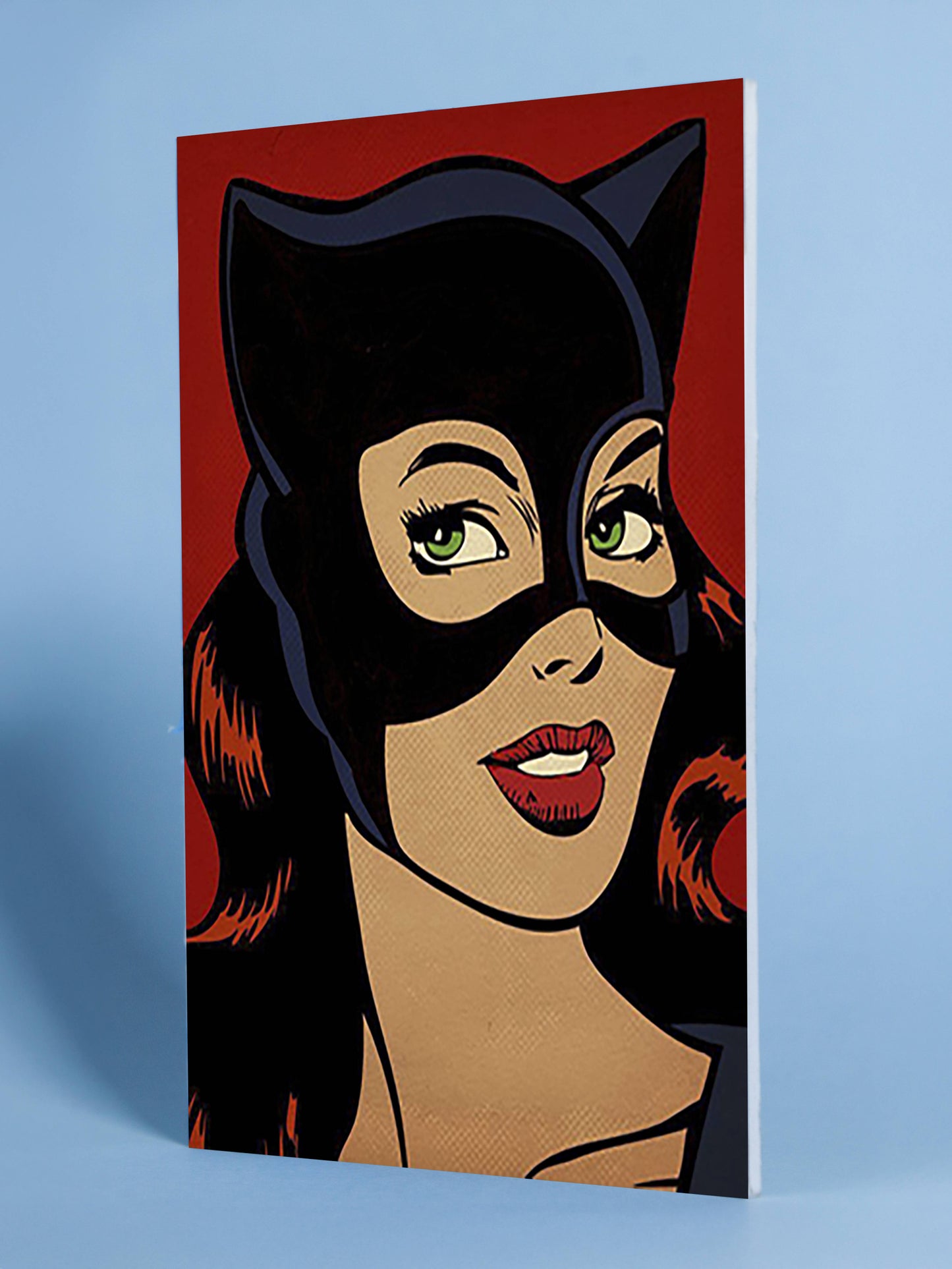 Catwoman Inspired Pop Art Poster
