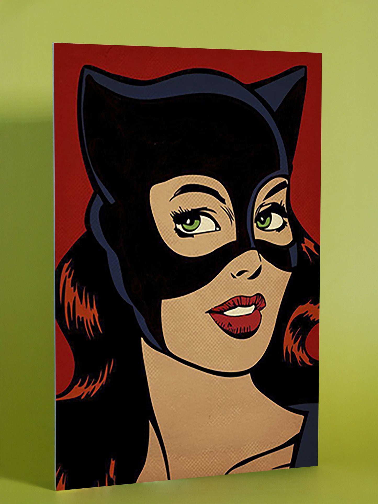 Catwoman Inspired Pop Art Poster