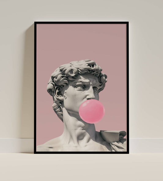 Modern Renaissance Bubblegum Statue Art