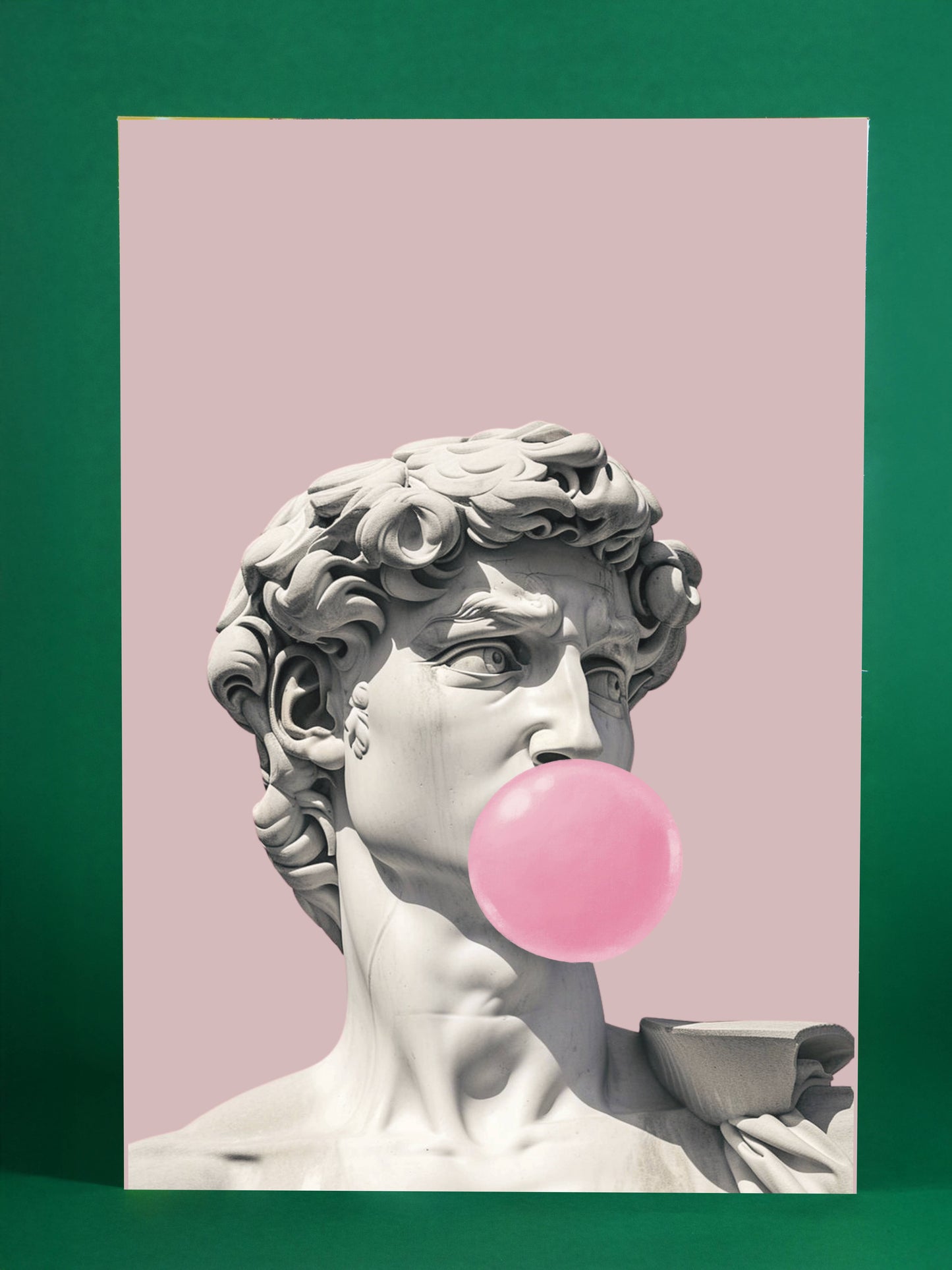 Modern Renaissance Bubblegum Statue Art