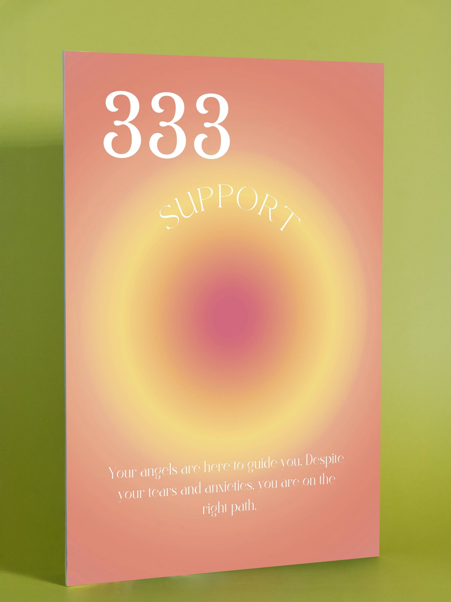 Angel Number 333 Support Poster