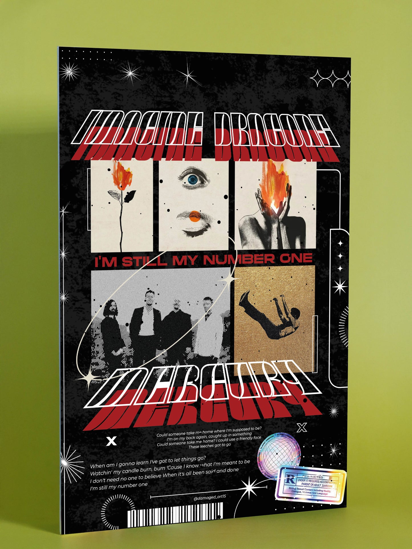 Imagine Dragons “Number One” Art Poster
