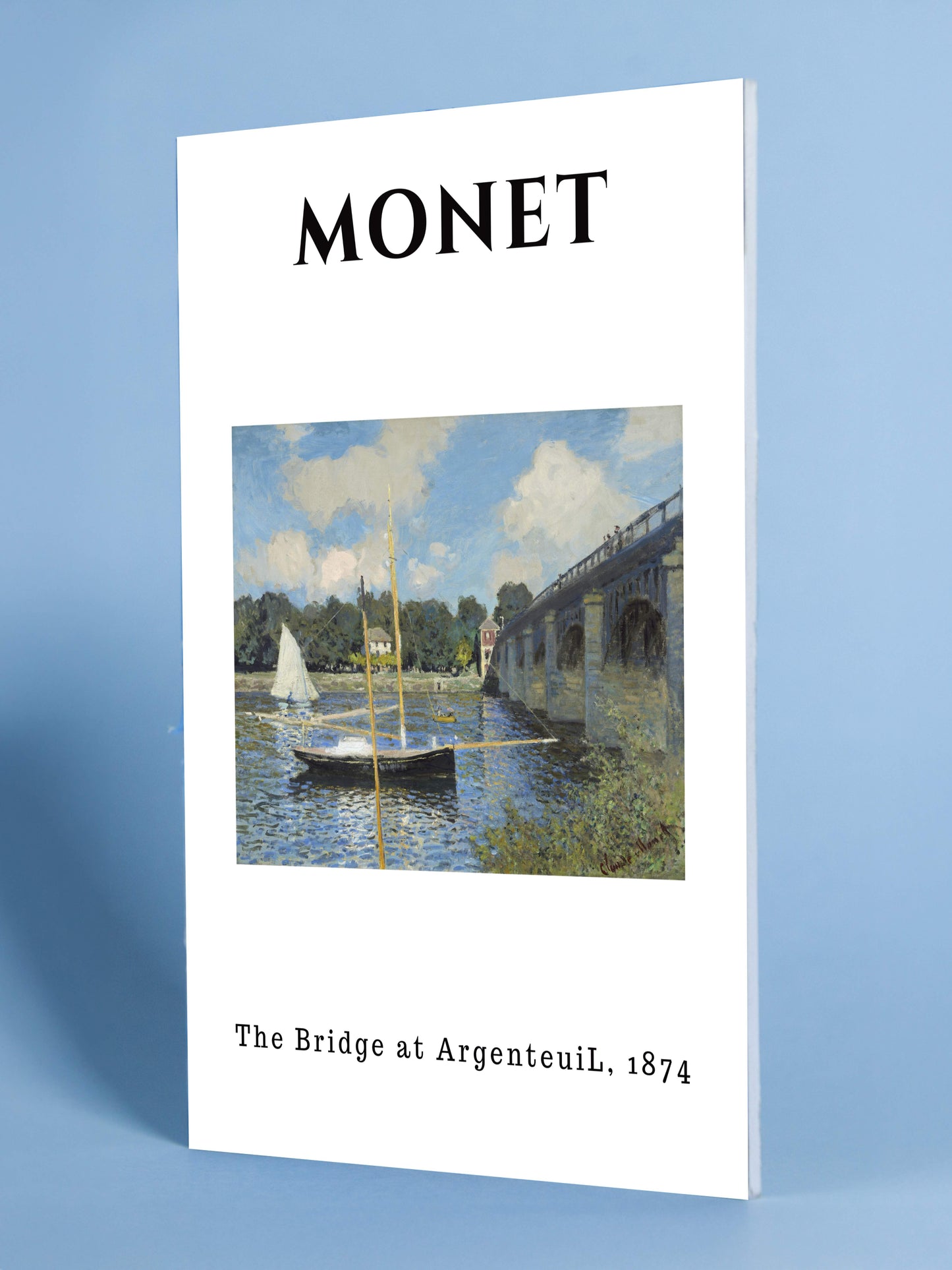 Claude Monet “The Bridge at Argenteuil” Art