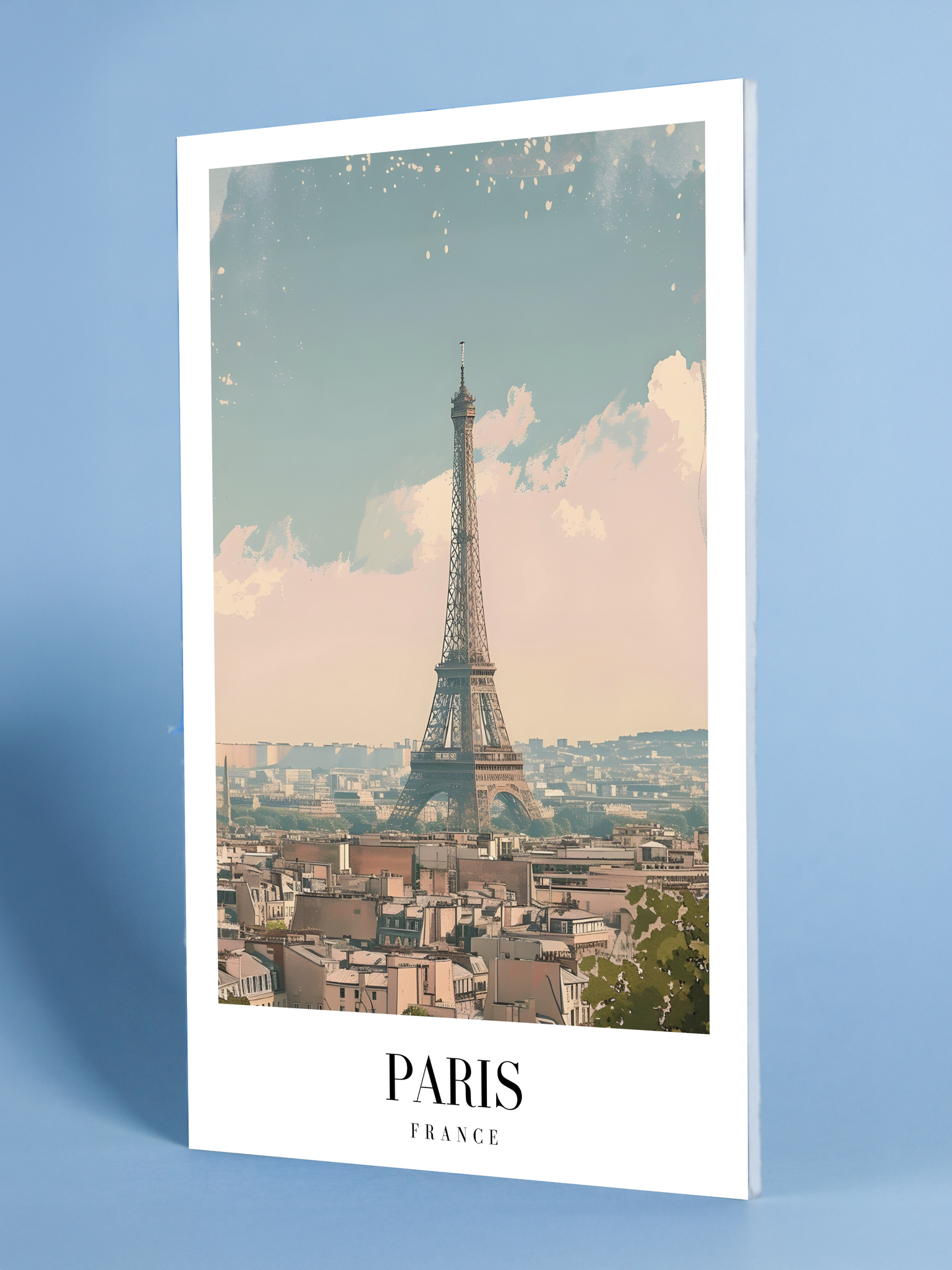 Paris, France – Eiffel Tower Cityscape Poster