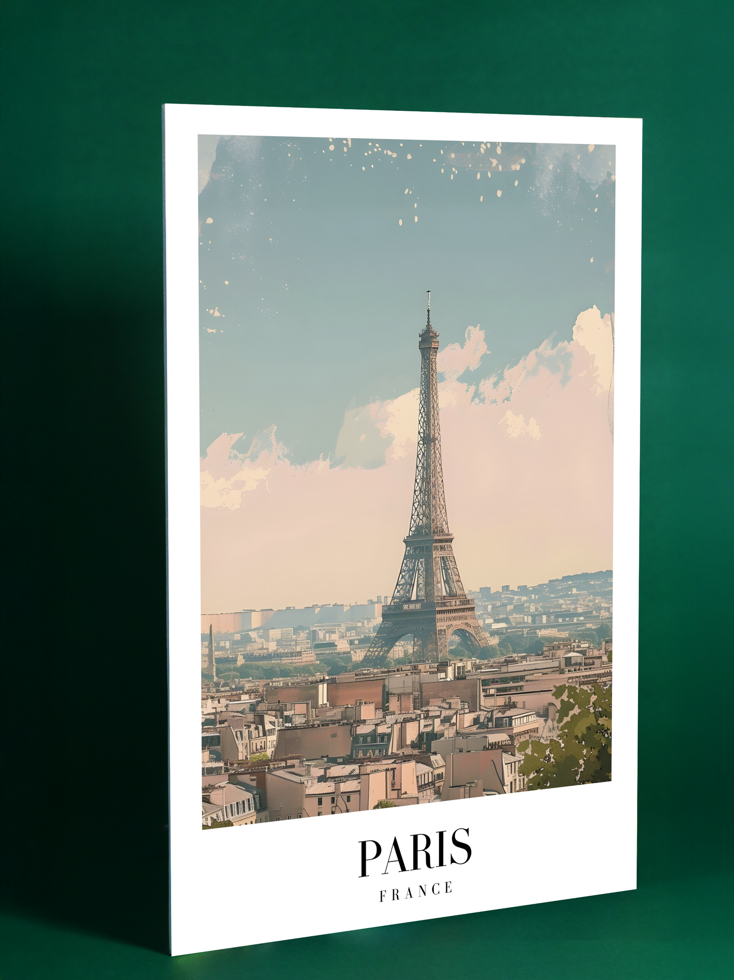 Paris, France – Eiffel Tower Cityscape Poster