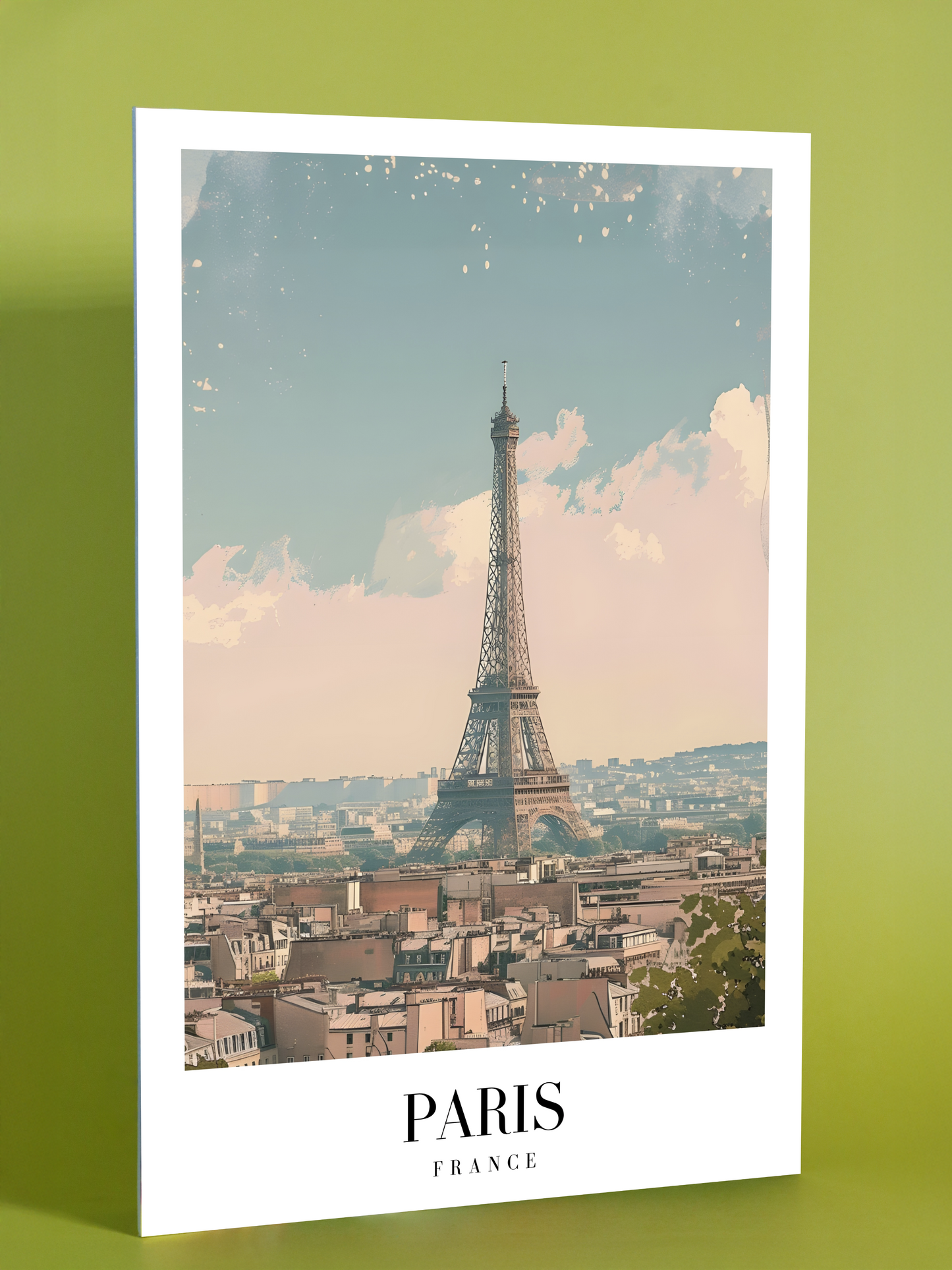 Paris, France – Eiffel Tower Cityscape Poster
