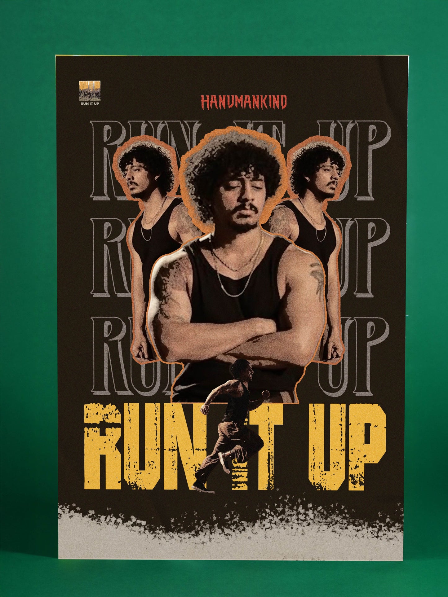 Hanumankind “Run It Up” Music Poster