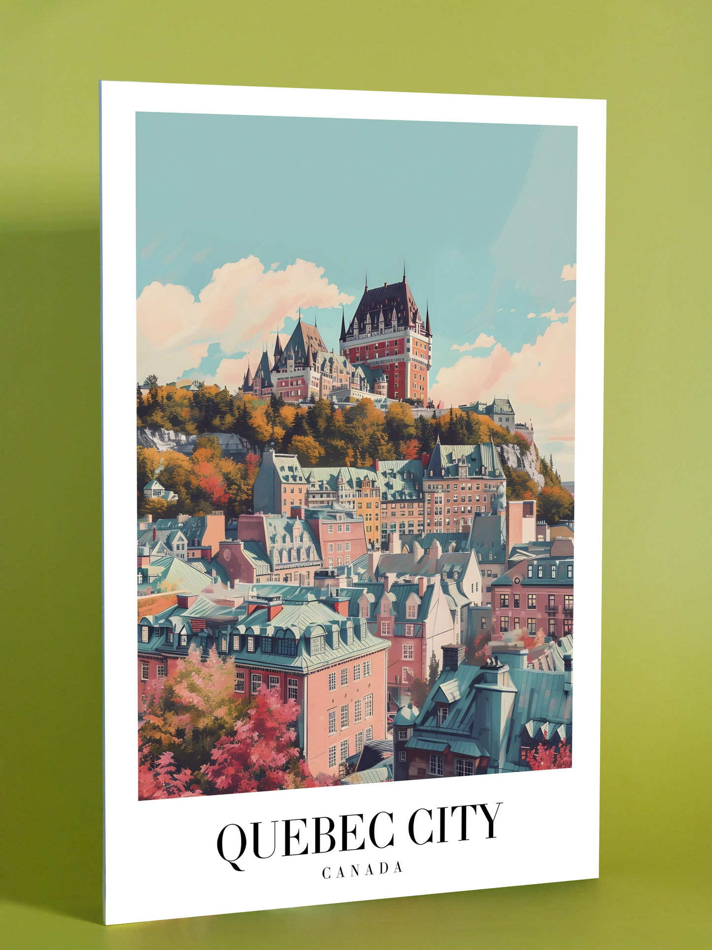 Quebec City Château Vista Wall Art