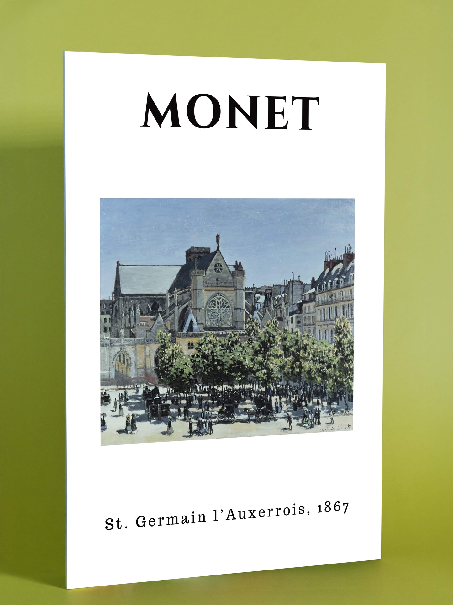 Monet Paris Scene Art