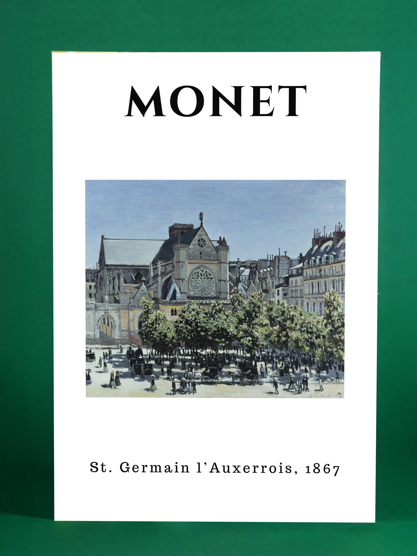 Monet Paris Scene Art
