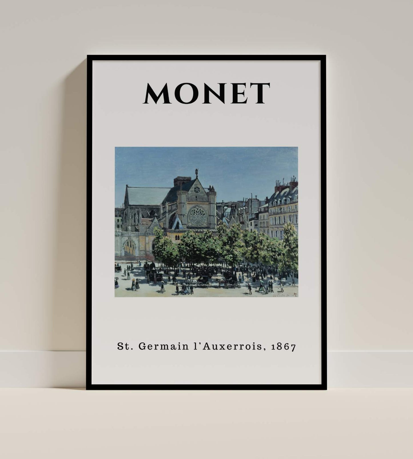 Monet Paris Scene Art