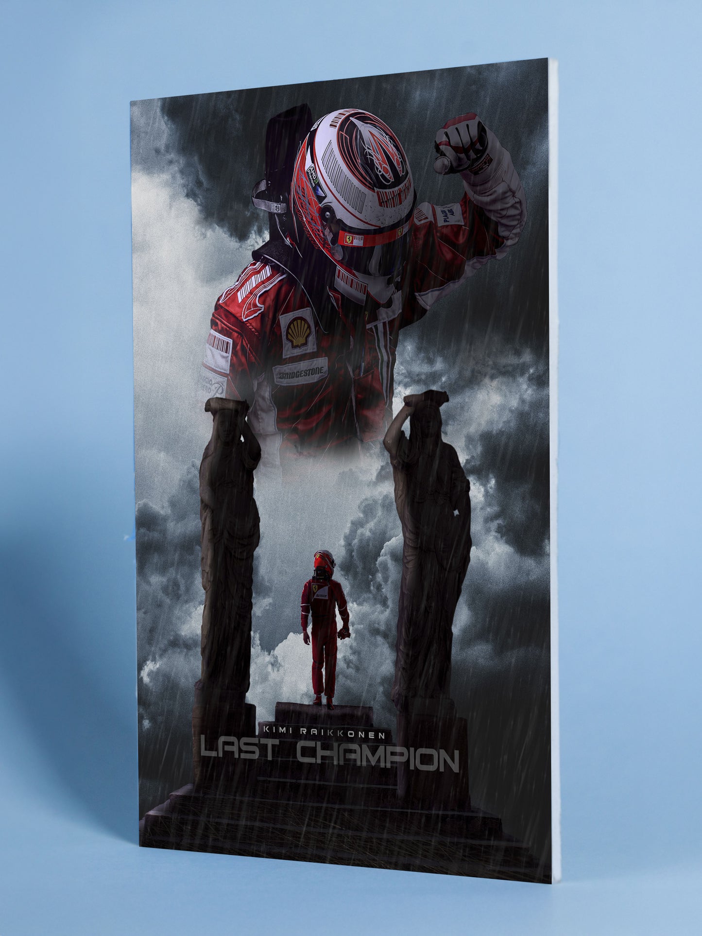 Kimi Räikkönen Ferrari “Last Champion” Poster