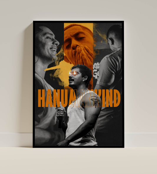 Hanumankind – Urban Music Photo Collage Poster