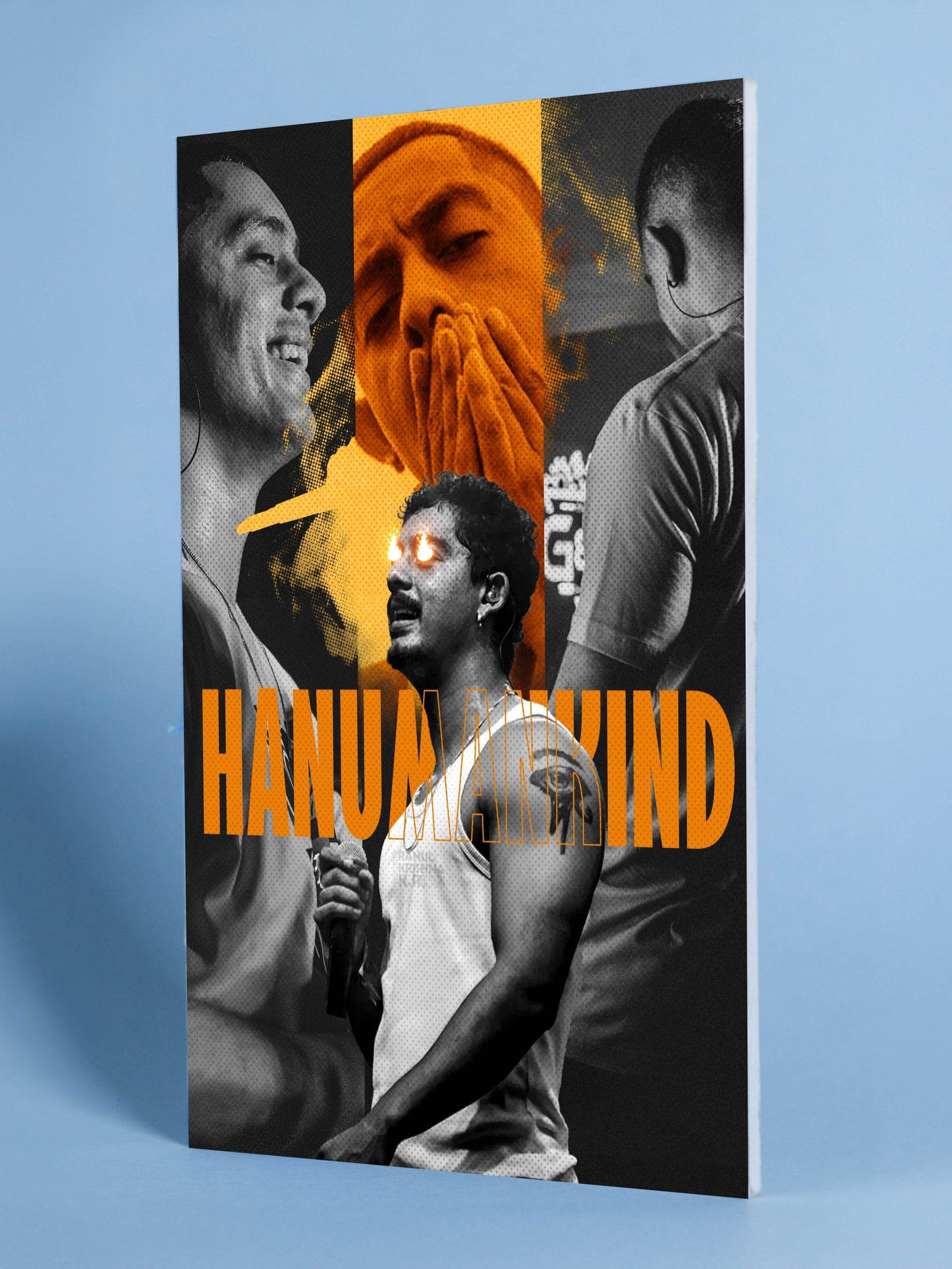 Hanumankind – Urban Music Photo Collage Poster
