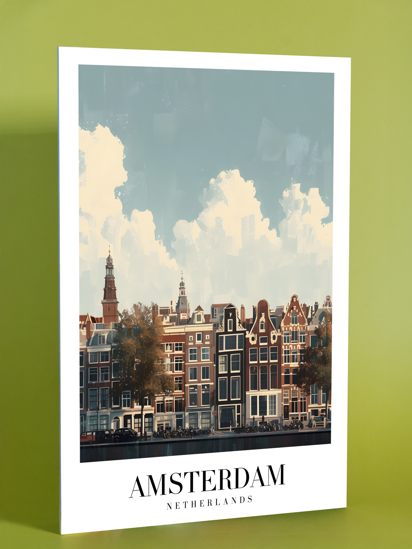 Amsterdam Canal Houses Art Print