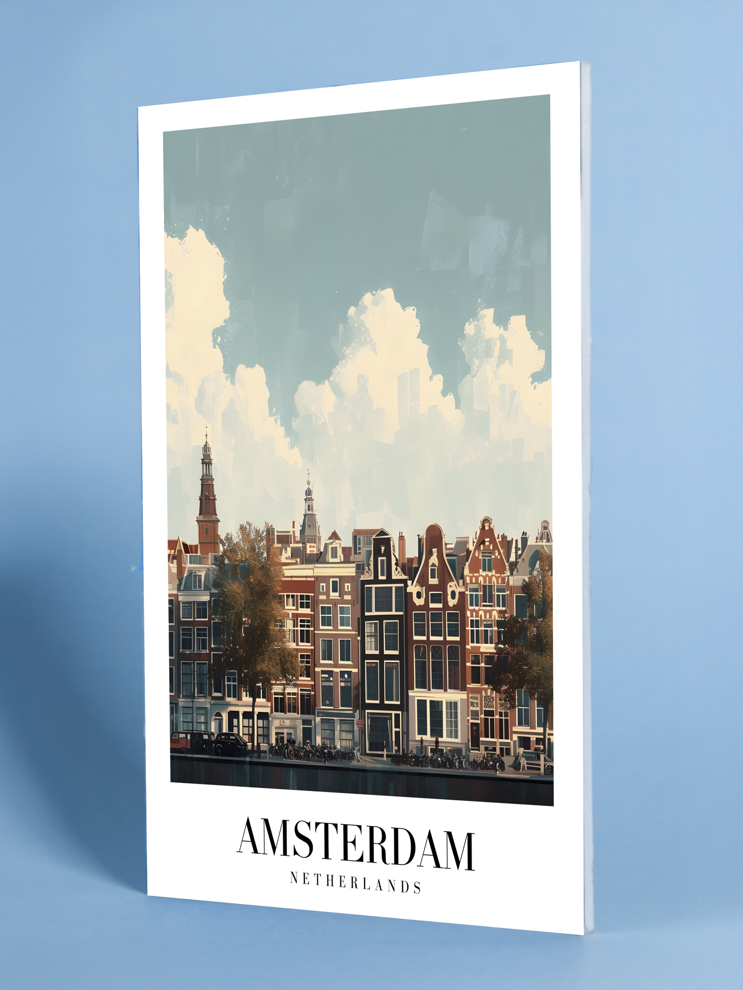 Amsterdam Canal Houses Art Print