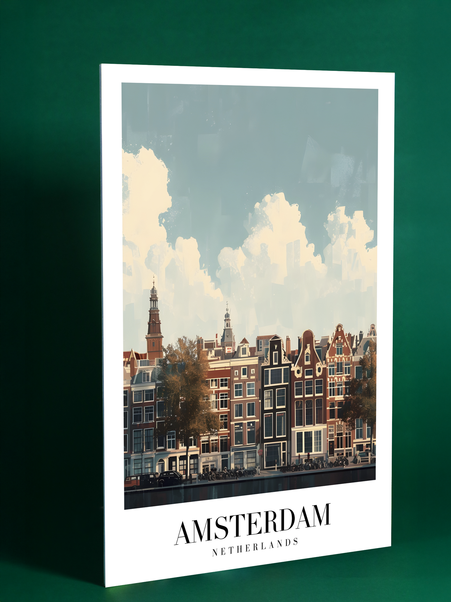 Amsterdam Canal Houses Art Print