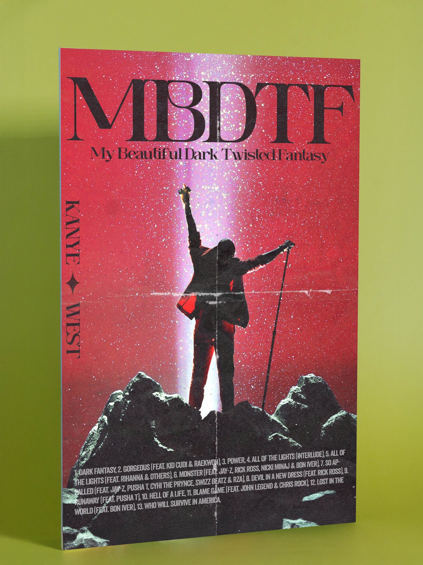 Kanye West – My Beautiful Dark Twisted Fantasy Poster