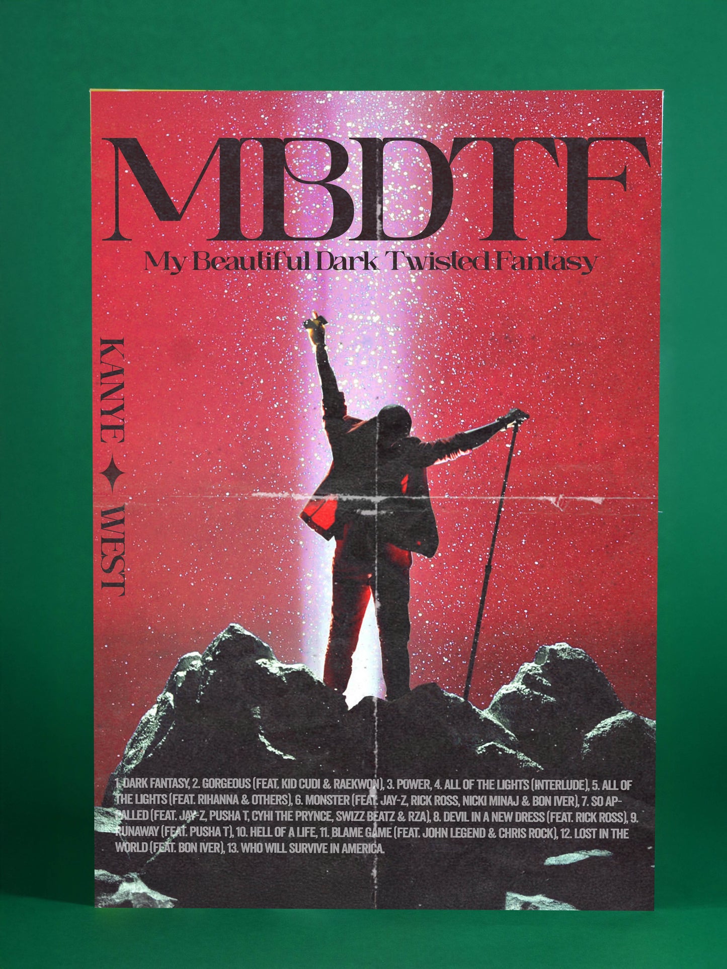 Kanye West – My Beautiful Dark Twisted Fantasy Poster