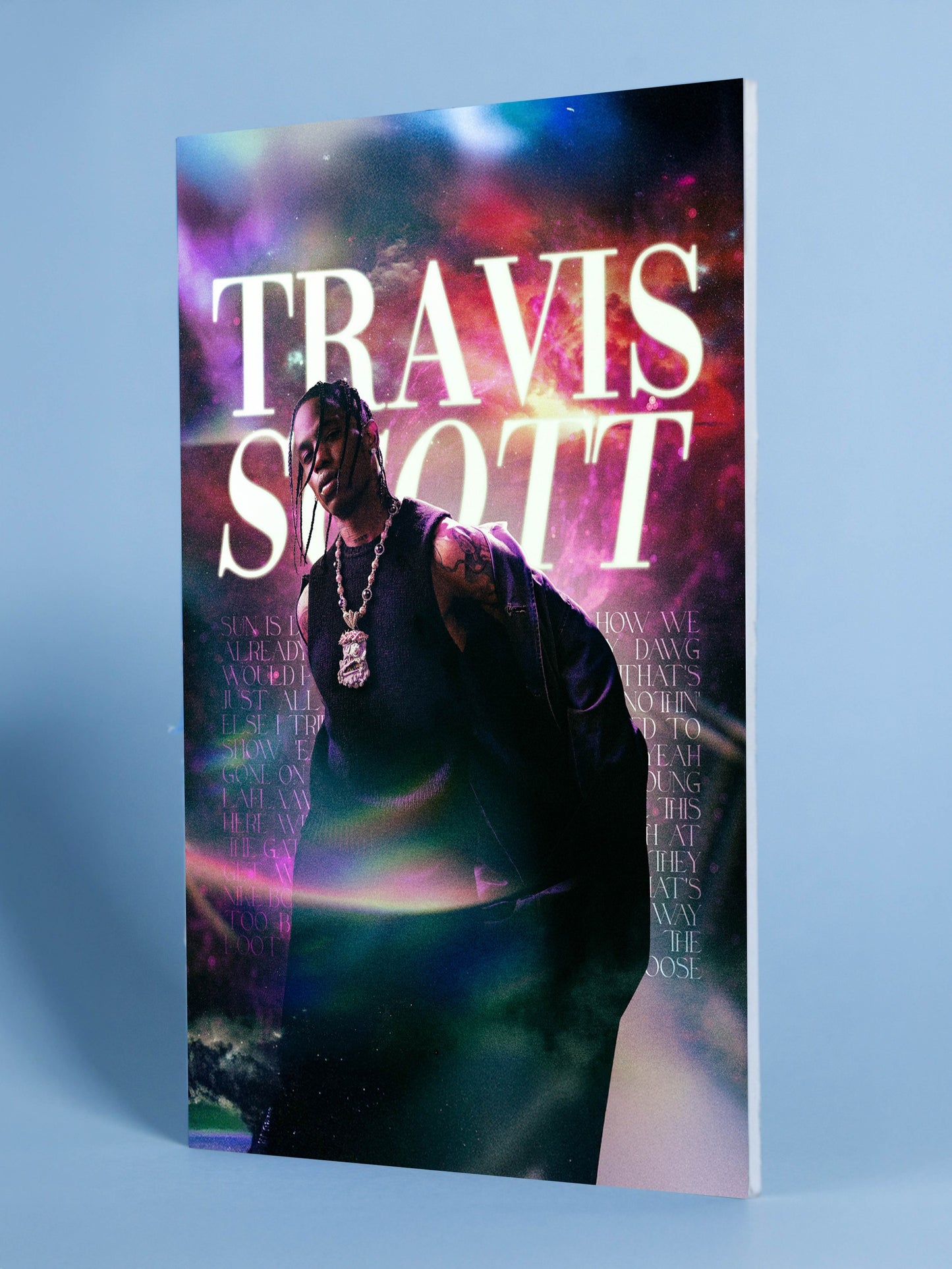 Travis Scott Cosmic Art Poster