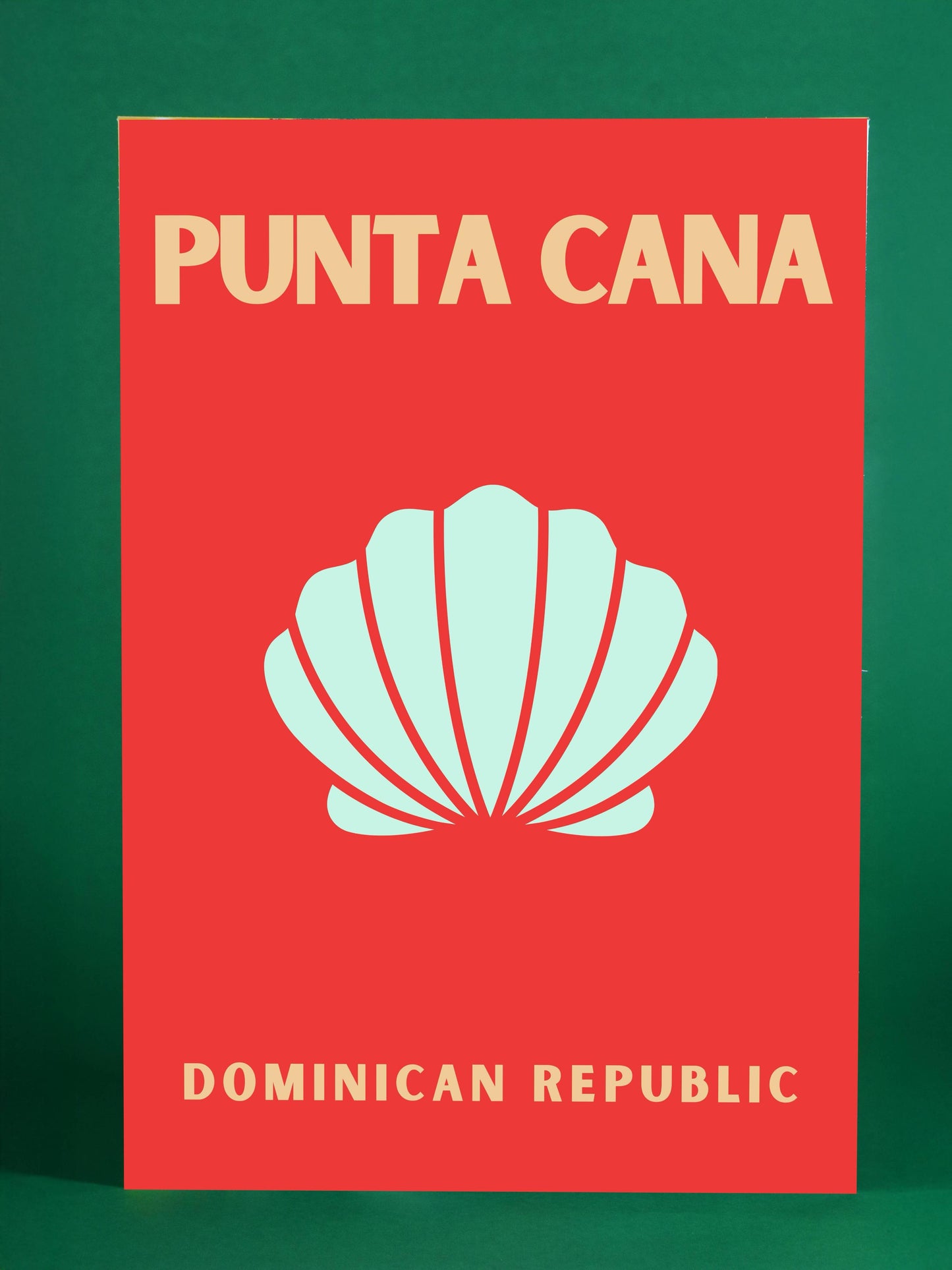 Punta Cana Dominican Republic Shell Poster