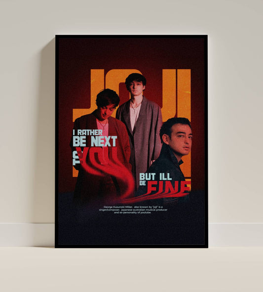 Joji-Inspired Lyric Poster
